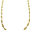 COLLIER MAILLE FILIGRANE OR JAUNE