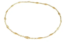 Collier Maille Filigrane en Or Jaune