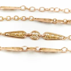Collier Maille filigrane Or jaune