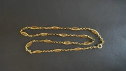 Collier Maille Filigrane en Or Jaune