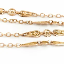 Collier Maille filigrane Or jaune