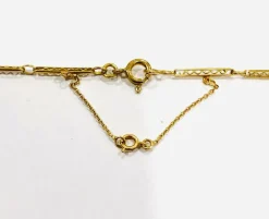 Collier maille filigrane or jaune