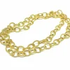 Collier maille forçat antillaise or jaune