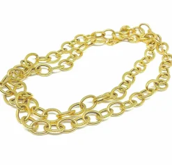 Collier maille forçat antillaise or jaune