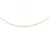Collier Maille forçat Non signé Or jaune