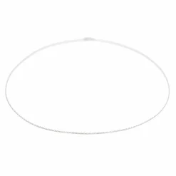 Collier Maille forçat Or blanc