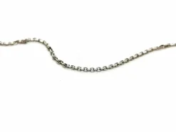 Collier Maille forçat Or blanc