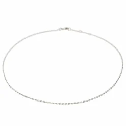 Collier Maille forçat Or blanc