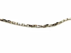 Collier Maille forçat Or blanc