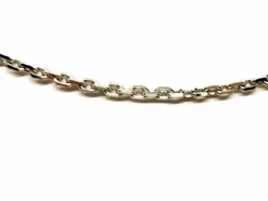 Collier Maille forçat Or blanc