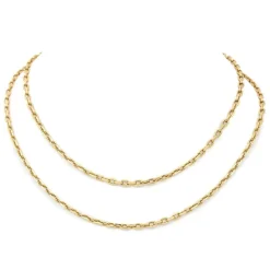 Collier Maille forçat Or jaune