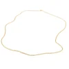 Collier Maille forçat Or jaune