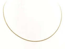 Collier Maille forçat Or jaune