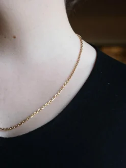 Collier Maille forçat Or jaune