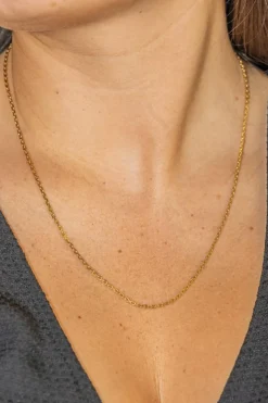 Collier Maille forçat Or jaune