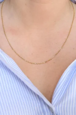 Collier Maille forçat Or jaune