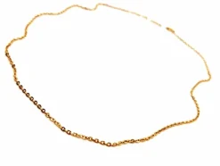 Collier Maille forçat Or jaune