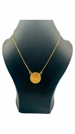 Collier maille forçat pièce de 20 francs Napoléon