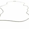 Collier Maille gourmette Or blanc