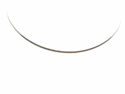 Collier Maille gourmette Or blanc