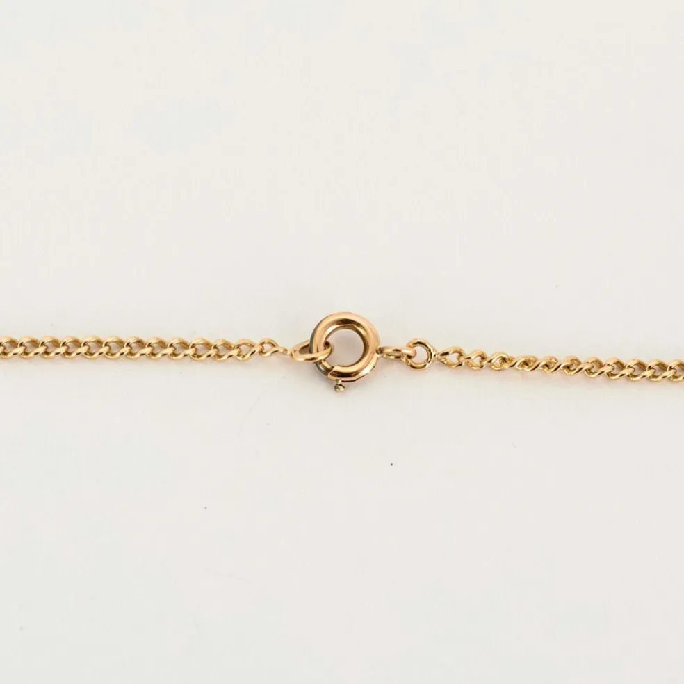 Collier maille Gourmette or jaune