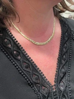 COLLIER MAILLE HARICOT EN CHUTE