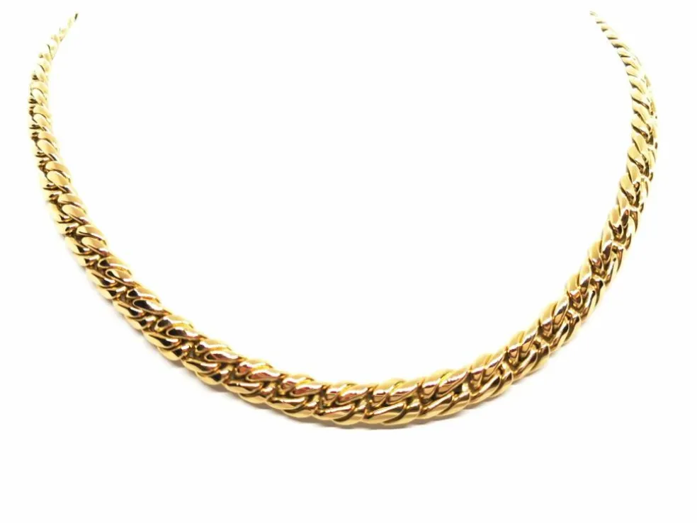 Collier Maille haricot Or jaune