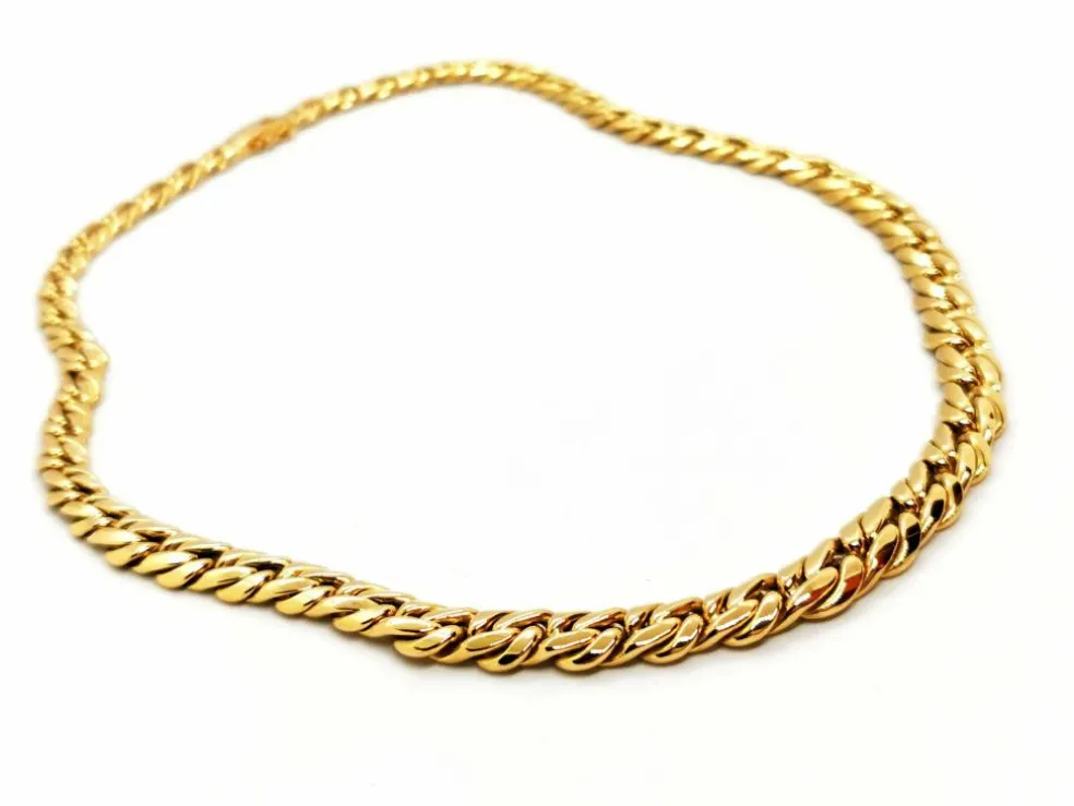 Collier Maille haricot Or jaune