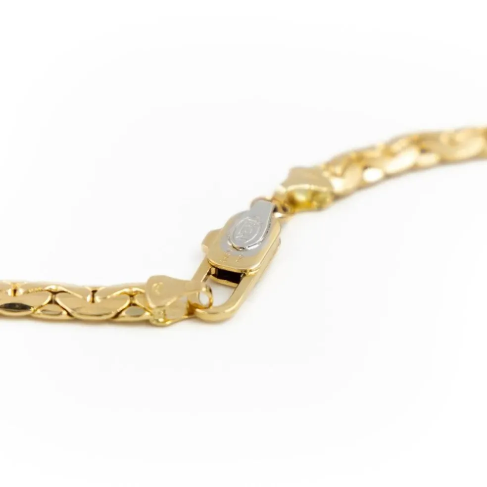 Collier Maille haricot Or jaune Diamant