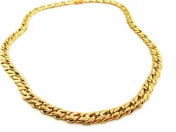 Collier Maille haricot Or jaune