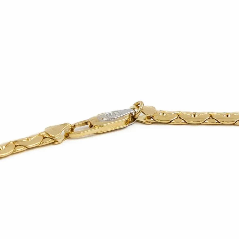 Collier Maille haricot Or jaune Diamant