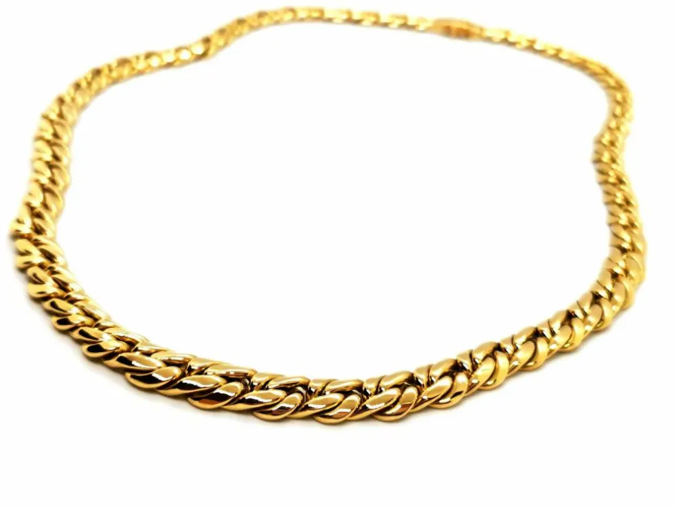 Collier Maille haricot Or jaune
