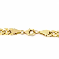 Collier maille intercalé chute or jaune