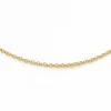 Collier Maille jaseron Or blanc