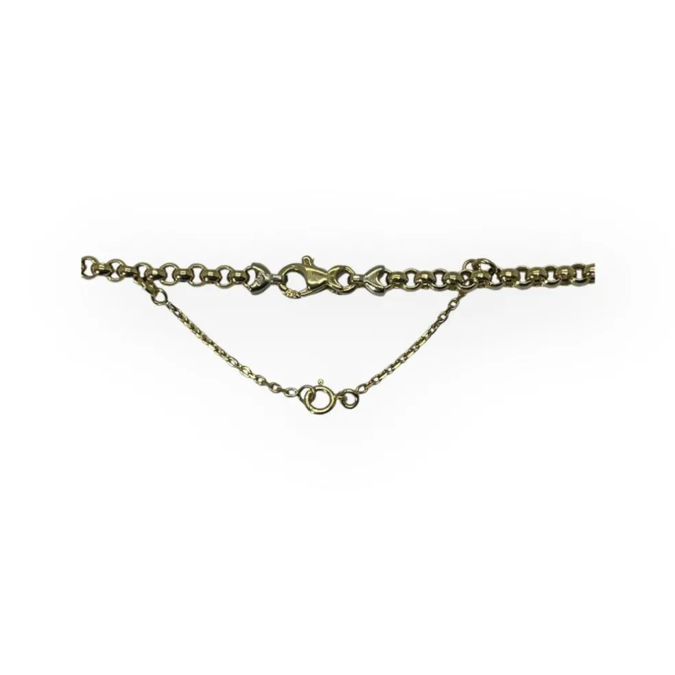 Collier maille jaseron en chute