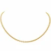 Collier Maille jaseron Or jaune
