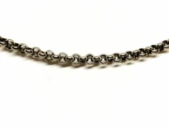 Collier Maille jaseron Or blanc