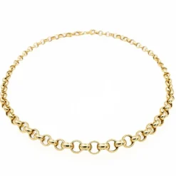 Collier Maille jaseron Or jaune