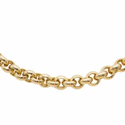 Collier maille jaseron Or jaune
