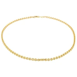 Collier Maille jaseron Or jaune