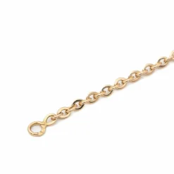 collier maille jaseron or jaune