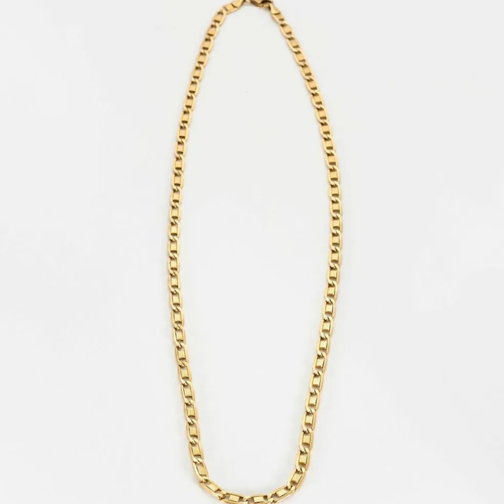 Collier maille marine en or jaune
