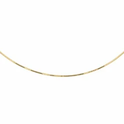Collier Maille miroir Or jaune