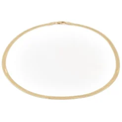 Collier Maille miroir Or jaune