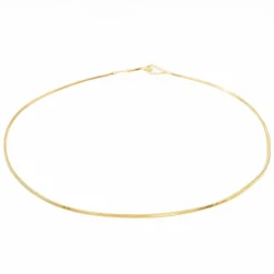 Collier Maille miroir Or jaune