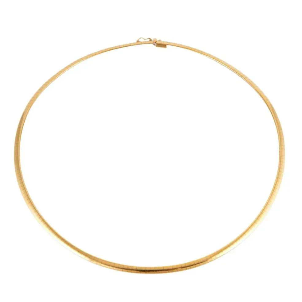 COLLIER MAILLE OMÉGA OR
