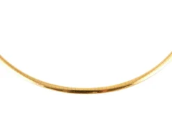COLLIER MAILLE OMÉGA OR