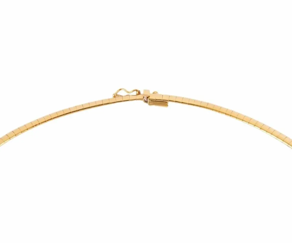 COLLIER MAILLE OMÉGA OR