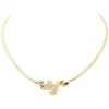 Collier Maille oméga Or jaune Diamant