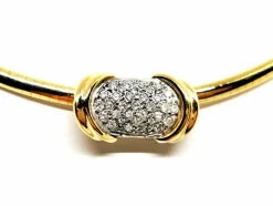 Collier Maille oméga Or jaune Diamant